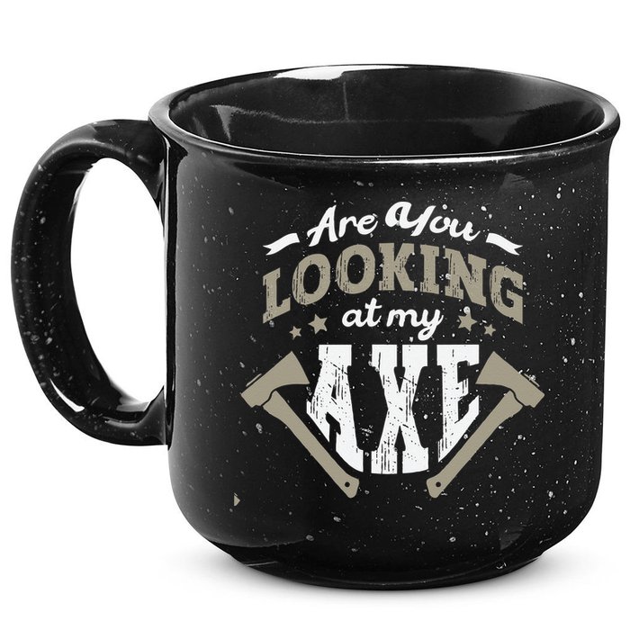 Are You Looking At My Axe For A Axe Thrower Axe Throwing 15oz Campfire Ceramic Mug