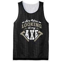 Are You Looking At My Axe For A Axe Thrower Axe Throwing Mesh Reversible Basketball Jersey Tank