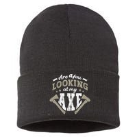 Are You Looking At My Axe For A Axe Thrower Axe Throwing Sustainable Knit Beanie