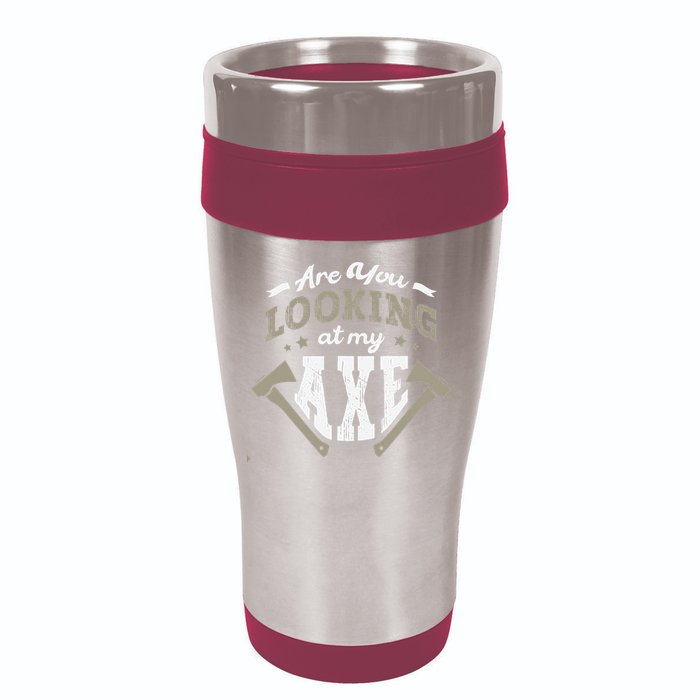 Are You Looking At My Axe For A Axe Thrower Axe Throwing 16oz Travel Tumbler