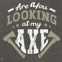 Are You Looking At My Axe For A Axe Thrower Axe Throwing Cotton Canvas Backpack