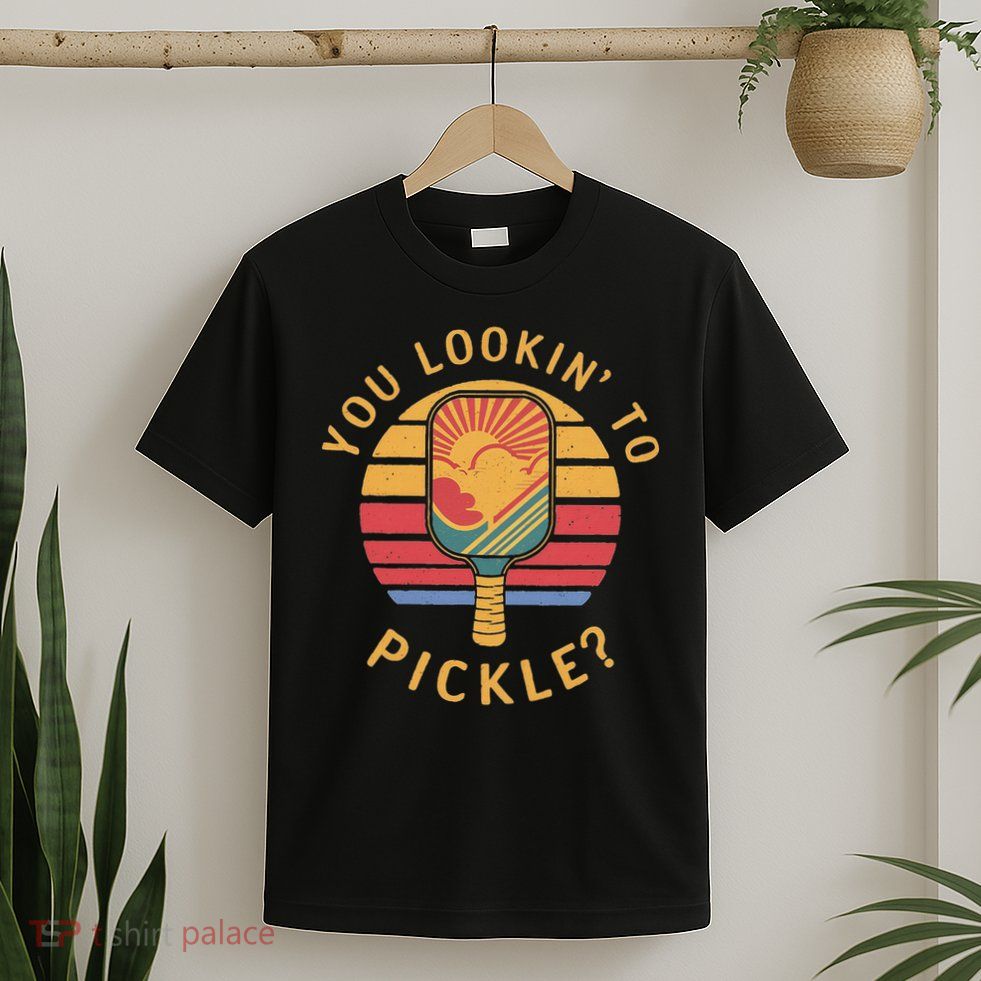 Are You Looking To Pickle Vintage Sunset Pickleball T-Shirt