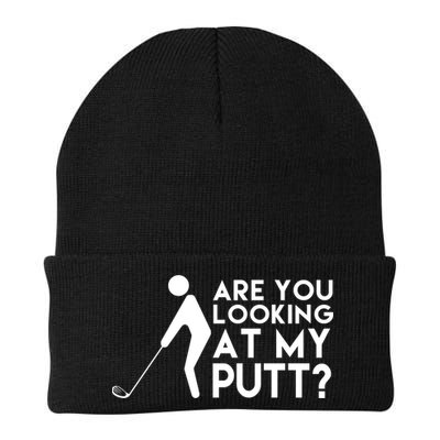Are You Looking At My Putt Golf Lover Funny Beanie