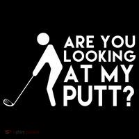 Are You Looking At My Putt Golf Lover Funny Flatbill Hat