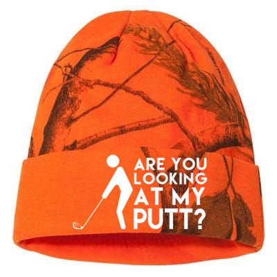 Are You Looking At My Putt Golf Lover Funny Kati Licensed 12" Camo Beanie