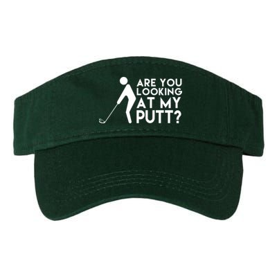 Are You Looking At My Putt Golf Lover Funny Visor