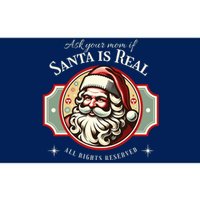 Ask Your Mom If Santa Is Real Vintage Bumper Sticker