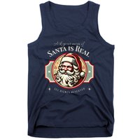 Ask Your Mom If Santa Is Real Vintage Tank Top