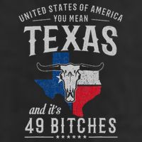 America You Mean Texas And Its 49 Bitches Texas Adult Drive Performance Visor