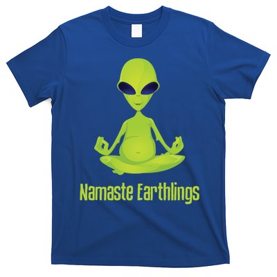 Alien Yoga Meditation Namaste Gift T-Shirt