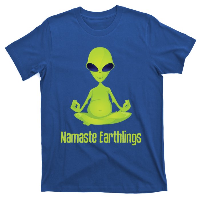 Alien Yoga Meditation Namaste Gift T-Shirt