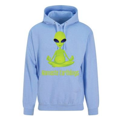 Alien Yoga Meditation Namaste Gift Unisex Surf Hoodie