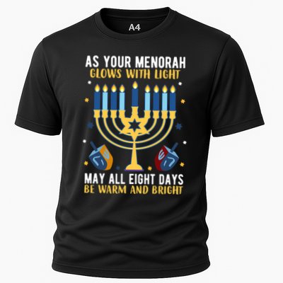 As Your Menorah Glows With Light May All Eight Days Be Warm And Bright Performance Shirt