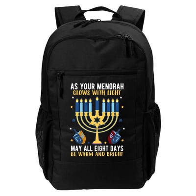 As Your Menorah Glows With Light May All Eight Days Be Warm And Bright Backpack