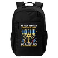 As Your Menorah Glows With Light May All Eight Days Be Warm And Bright Backpack