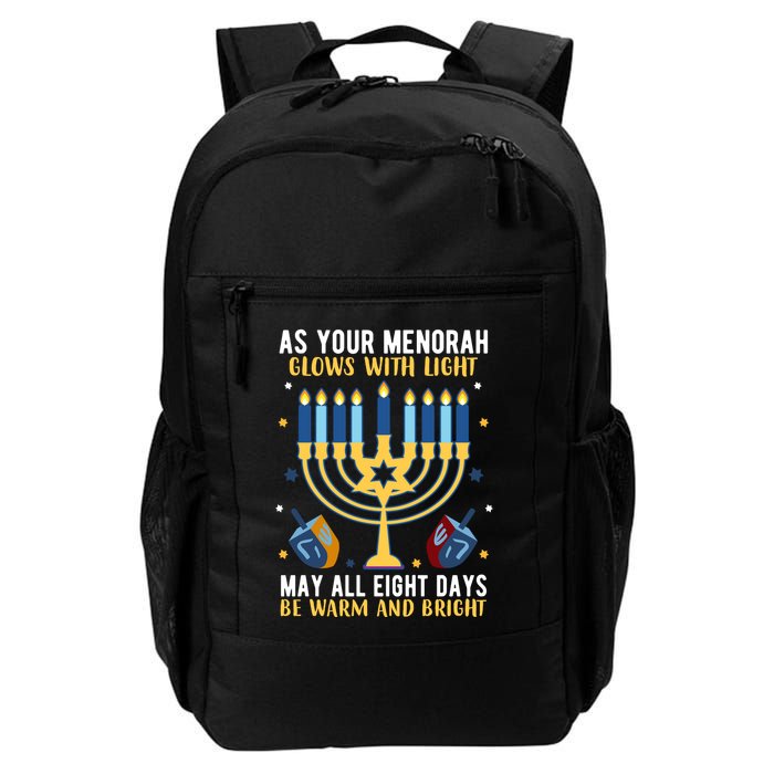 As Your Menorah Glows With Light May All Eight Days Be Warm And Bright Backpack
