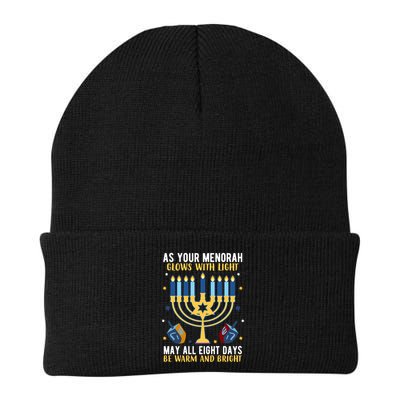 As Your Menorah Glows With Light May All Eight Days Be Warm And Bright Beanie