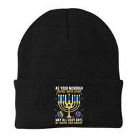 As Your Menorah Glows With Light May All Eight Days Be Warm And Bright Beanie