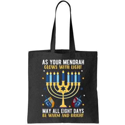 As Your Menorah Glows With Light May All Eight Days Be Warm And Bright Bag