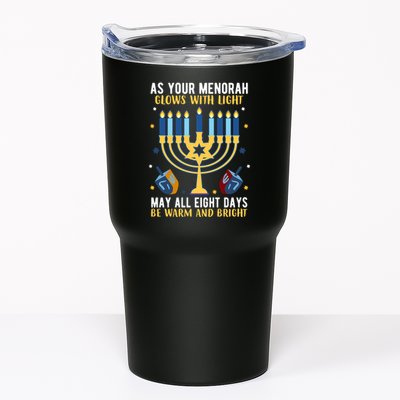 As Your Menorah Glows With Light May All Eight Days Be Warm And Bright Tumbler