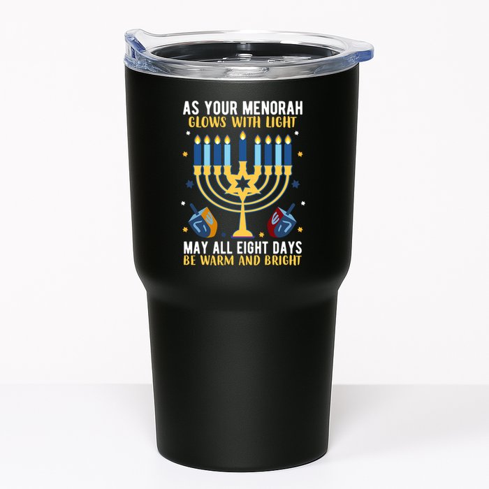 As Your Menorah Glows With Light May All Eight Days Be Warm And Bright Tumbler