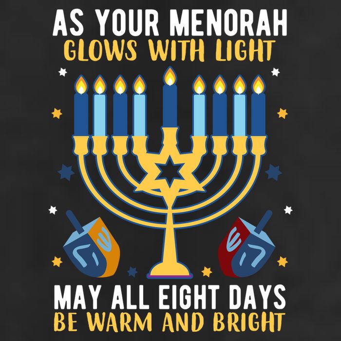 As Your Menorah Glows With Light May All Eight Days Be Warm And Bright Trucker Hat