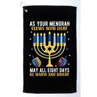 As Your Menorah Glows With Light May All Eight Days Be Warm And Bright Golf Towel