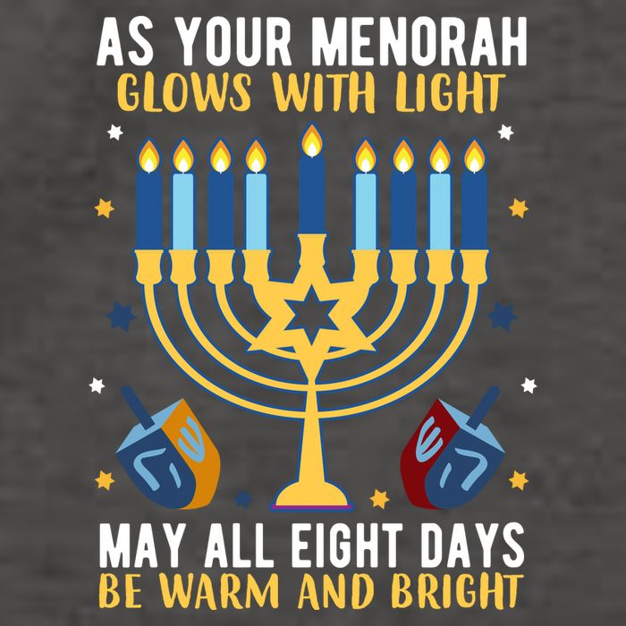 As Your Menorah Glows With Light May All Eight Days Be Warm And Bright Vector Backpack