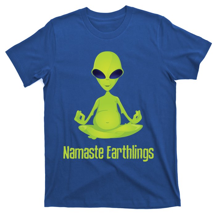 Alien Yoga Meditation Namaste Gift T-Shirt