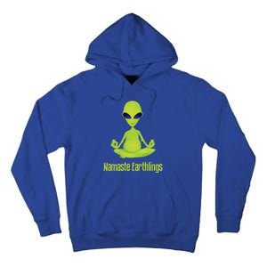 Alien Yoga Meditation Namaste Gift Tall Hoodie