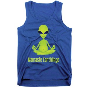 Alien Yoga Meditation Namaste Gift Tank Top