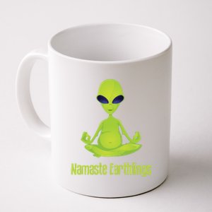 Alien Yoga Meditation Namaste Gift Coffee Mug