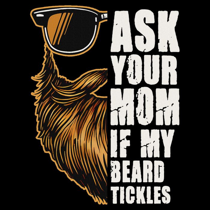 Ask Your Mom If My Beard Tickles Flatbill Hat