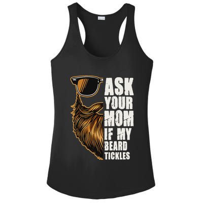 Ask Your Mom If My Beard Tickles Ladies PosiCharge Competitor Racerback Tank