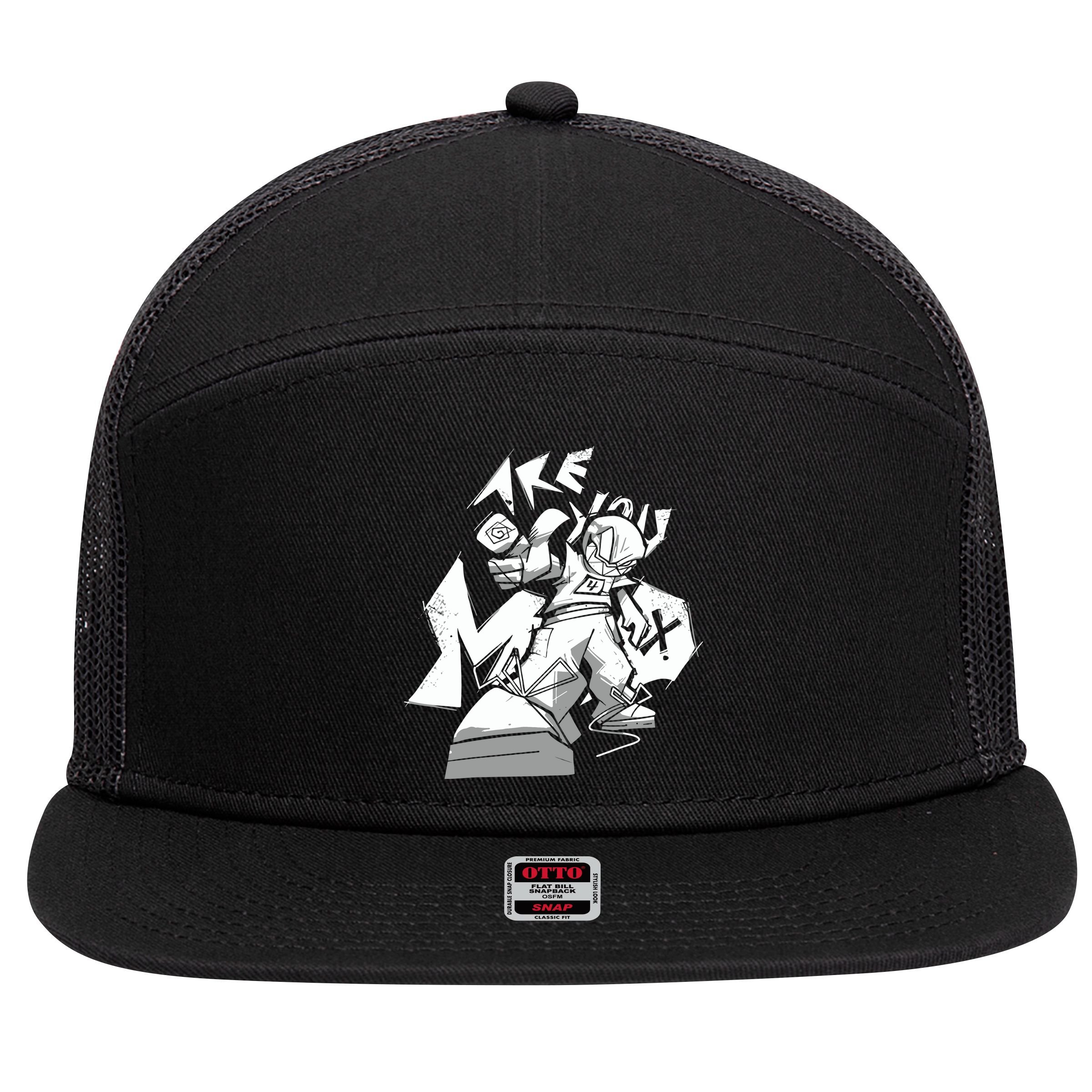 Are You Mad Dubz 7 Panel Mesh Trucker Snapback Hat