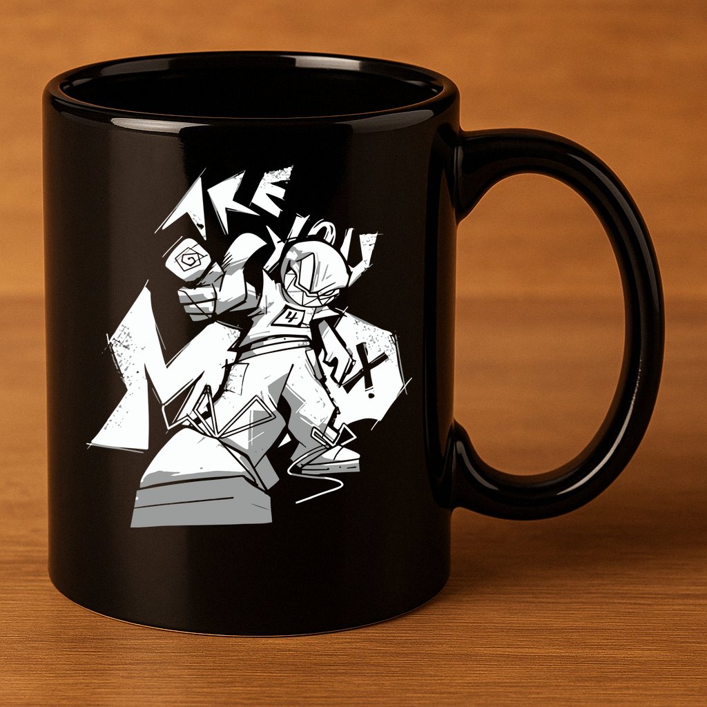 Are You Mad Dubz 11oz C Handle Ceramic Mug