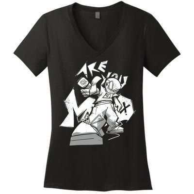 Are You Mad Dubz Women's V-Neck T-Shirt