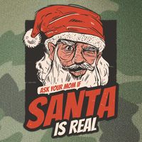 Ask Your Mom If Santa Is Real Funny Legacy Tie Dye Trucker Hat