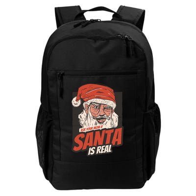 Ask Your Mom If Santa Is Real Funny Backpack