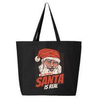 Ask Your Mom If Santa Is Real Funny 25L Jumbo Tote