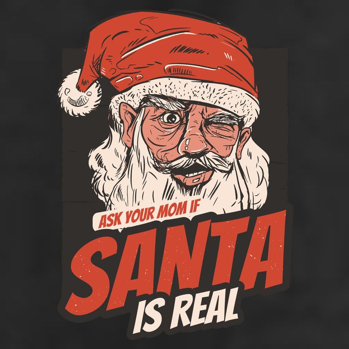 Ask Your Mom If Santa Is Real Funny 25L Jumbo Tote