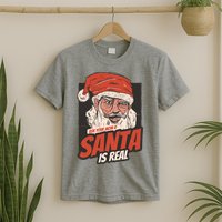 Ask Your Mom If Santa Is Real Funny T-Shirt