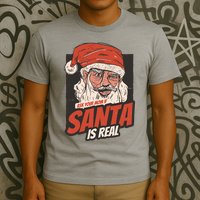 Ask Your Mom If Santa Is Real Funny T-Shirt
