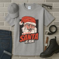 Ask Your Mom If Santa Is Real Funny Tall T-Shirt