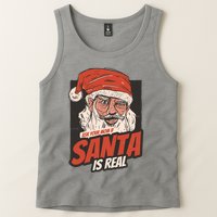 Ask Your Mom If Santa Is Real Funny Tank Top