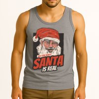 Ask Your Mom If Santa Is Real Funny Tank Top