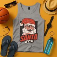 Ask Your Mom If Santa Is Real Funny Tank Top