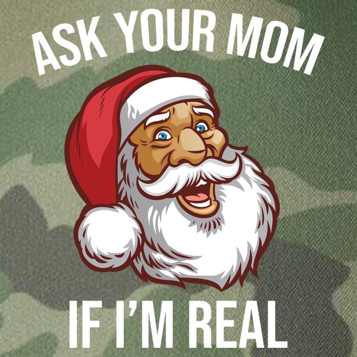 Ask Your Mom If I'm Real Funny Santa Legacy Tie Dye Trucker Hat