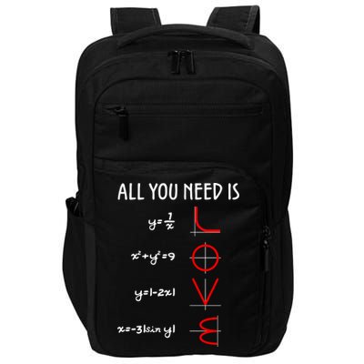 All You Need Is Love Math Vertical Impact Tech Backpack