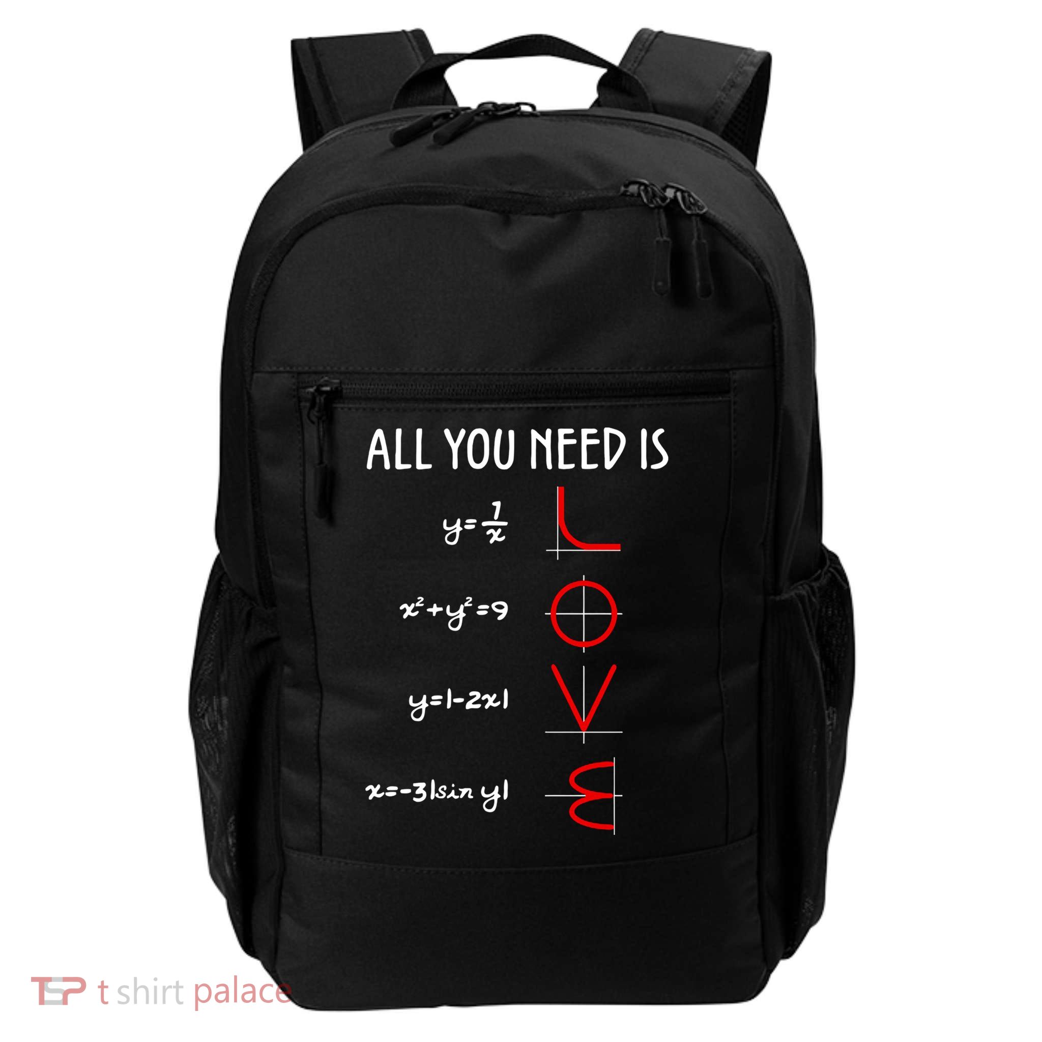 All You Need Is Love Math Vertical Daily Commute Backpack